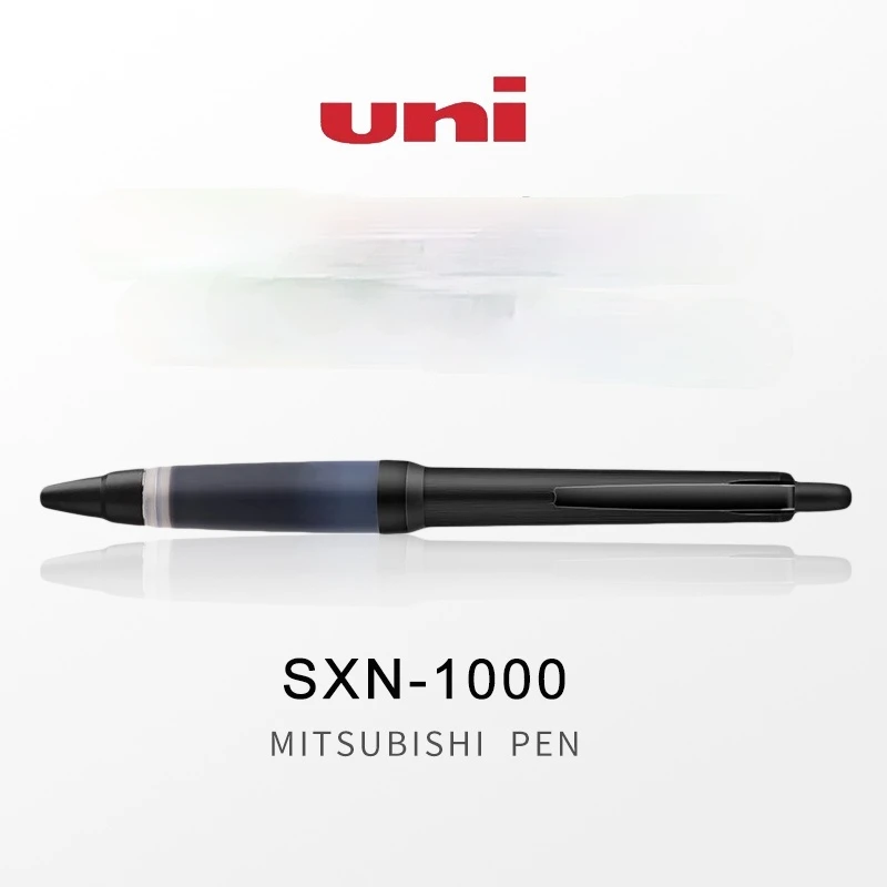 

Uni Mitsubishi SXN-1000 Metal Rod Heavy Feel Oil Ballpoint Pen Jetstream Anti-fatigue Fountain Pen Soft Grip Glue Pen 0.7mm