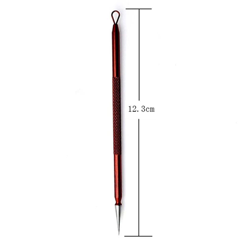 

1PC Stainless Steel Acne Needle Antibacterial Face Pimple Blackhead Whitehead Remover Skin Care Tool Color Random