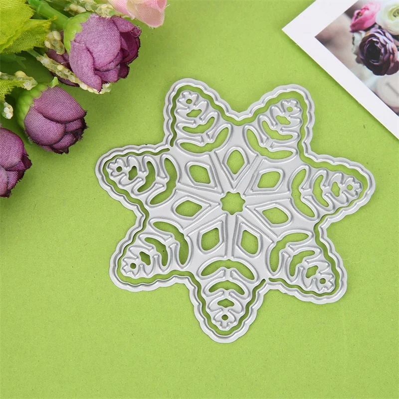 Металлические Вырубные штампы в виде снежинок для самостоятельной сборки бумаги