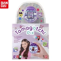 genuine banda tamagotchi pix pix video pet camera game machine kawaii kids gift toy game collection