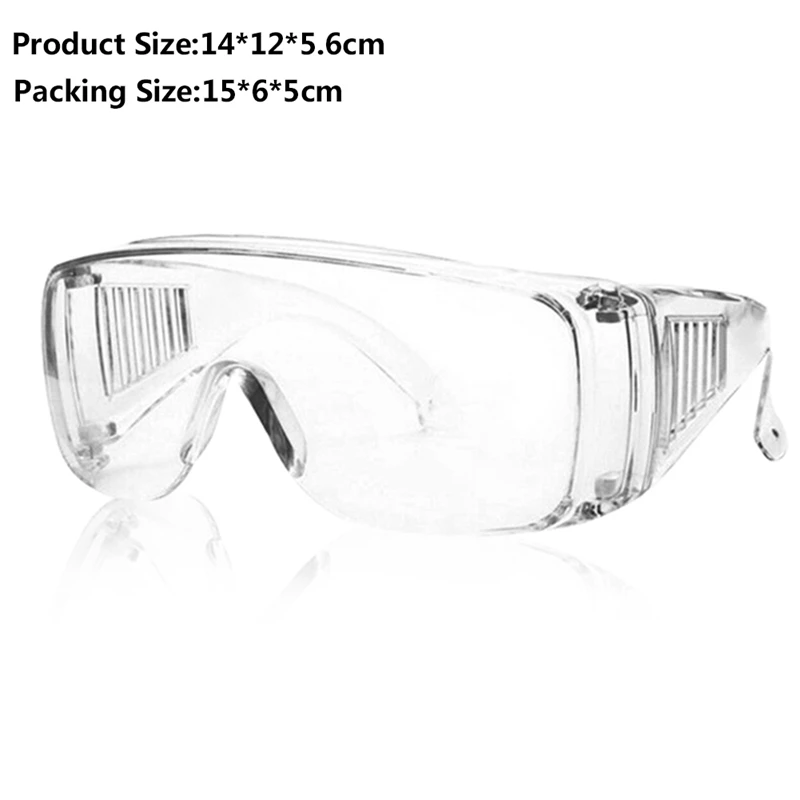 

Protective Safety Glasses Work Anti Dust Eye Glasses Women Anti-Fog Antisand Windproof Transparent Eyes Protection