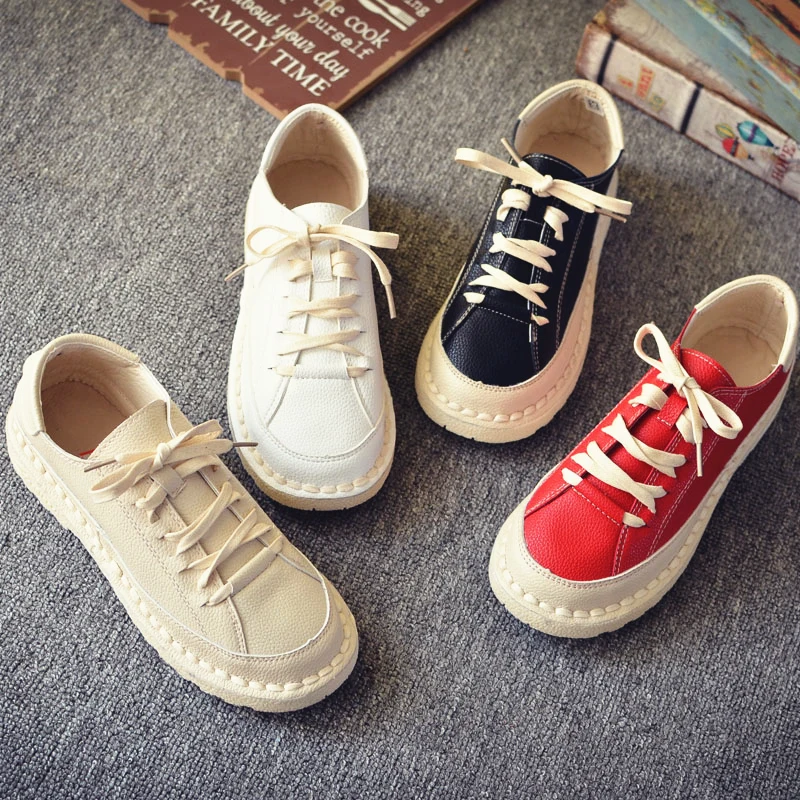 Повседневная обувь с перекрестными ремешками в британском ретро-стиле Модная