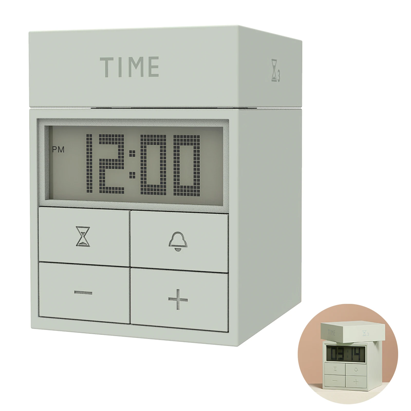 Настольные часы 3-в-1 цифровой таймер для кухни готовки обучения работы с обратным