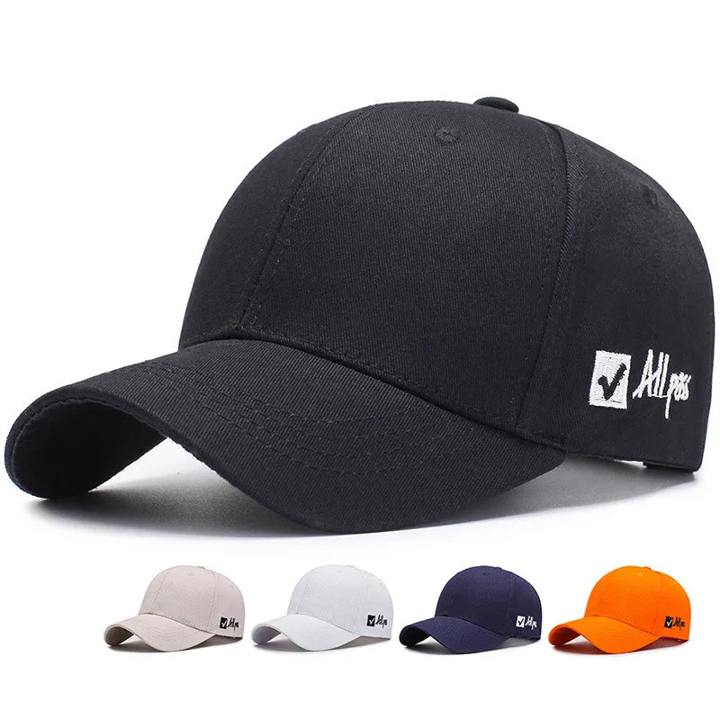 Однотонная летняя кепка ALL Pass с вышивкой фирменная бейсболка для папы