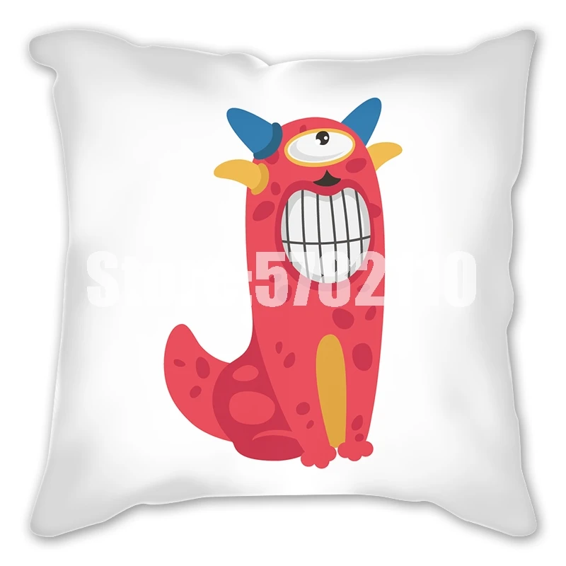 Симпатичная красочная подушка в виде букв монстра 45*45 см с английским алфавитом