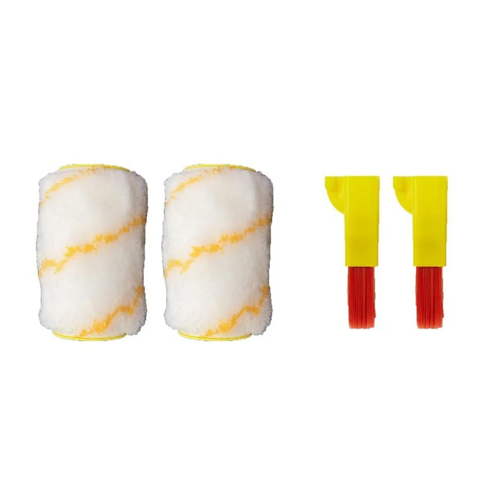 

Clean-Cut Paint Edger Roller Brush Multifunctional Roller Paint Brush Clean-Cut Paint Edger Wall Painting Roller Brush Set