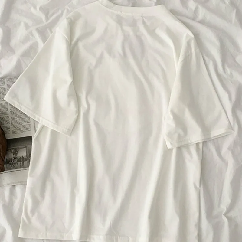 Gagaok Women Streetwear Short T-shirt 2020 Summer New O-Neck Print Tee Loose Casual Harajuku Wild Fashion Korean Pullover Tops | Женская