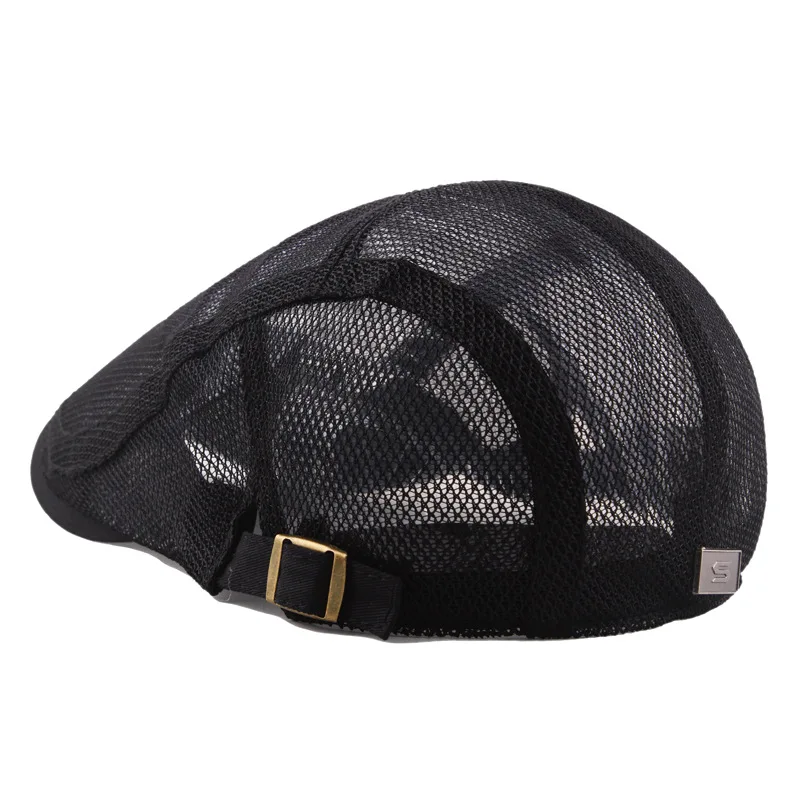 

Summer Men's Mesh Cap Breathable Sunscreen Cap Casual Middle-Aged and Elderly Big Head Circumference