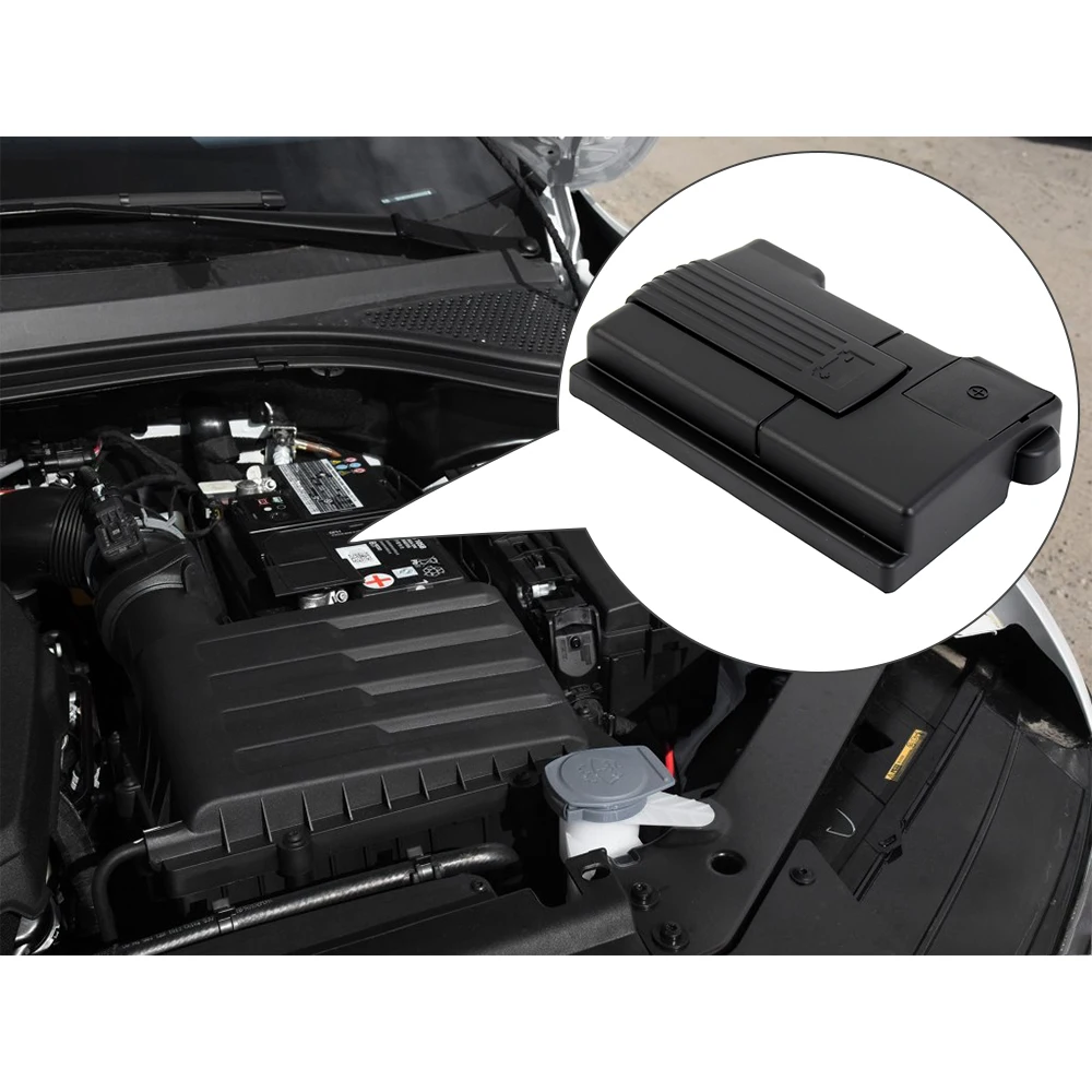 

Electrode Engine Battery Cover Shell Protector Dustproof For Tiguan 2017 2018