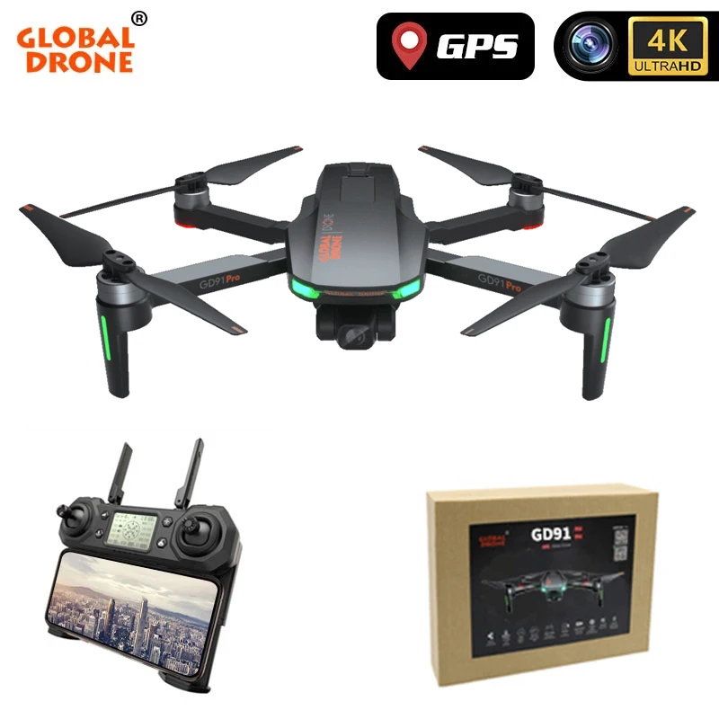 Квадрокоптер Drone 4K GPS с камерой и 2-осевым антибликом Profesional Quadcopter Dron VS SG906 PRO FIMI Zino.