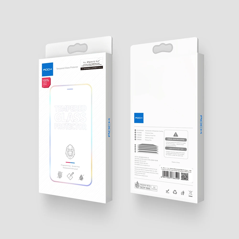 

For iPhone 12/12 Pro/12 Mini/12 Pro Max Tempered Glass Screen Protectors Anti-Blue Light Eye-Protection Front Screen Protector