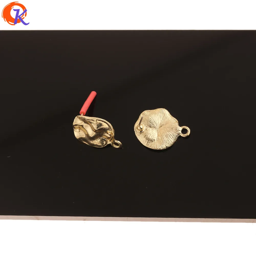

Cordial Design 100Pcs 18*23MM Jewelry Accessories/Hand Made/Earrings Stud/Soft Pin/Coin Shape/DIY Making/Earring Findings