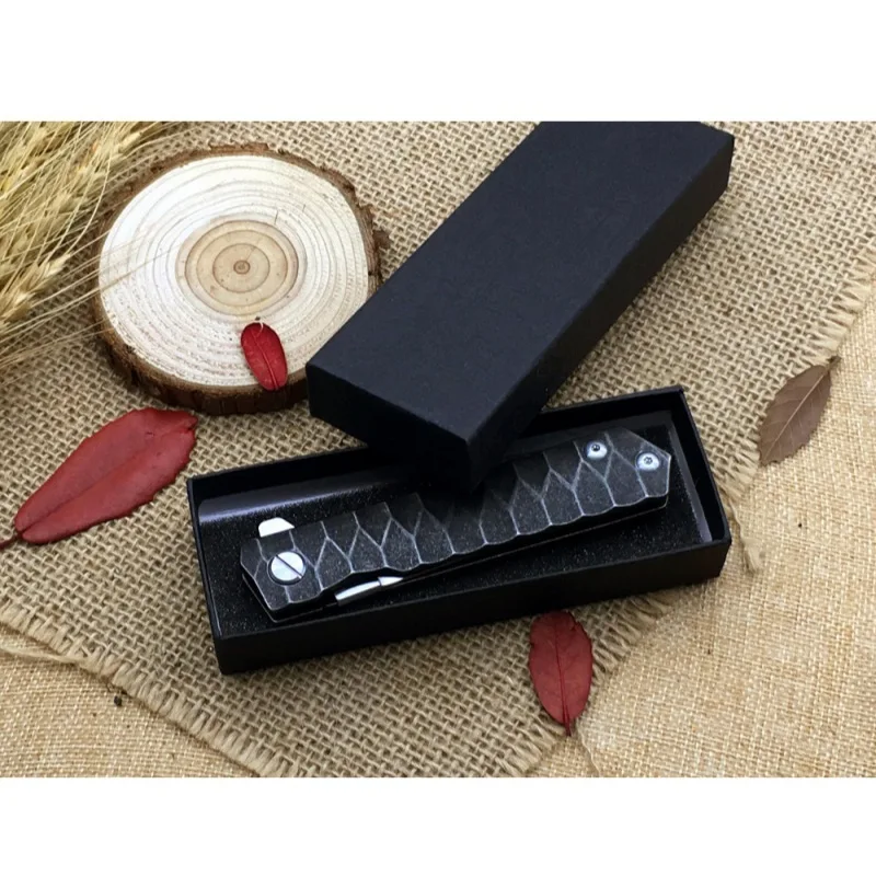 Тактический складной нож BS карманный клинок из стали с лезвием D2 для кемпинга и