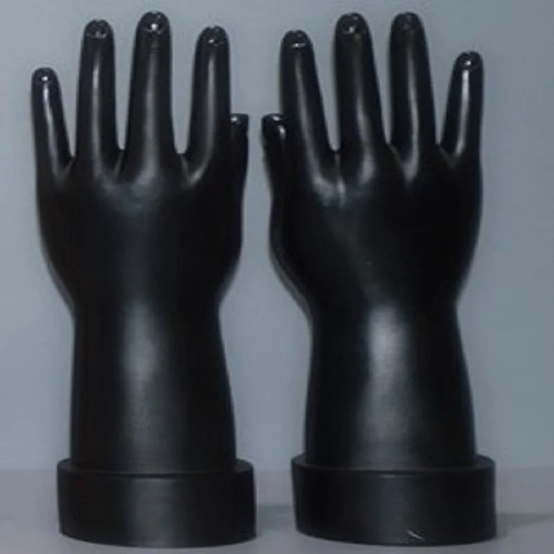 CAMMITEVER 2 шт. черные руки арт витрина часы кольцо браслет перчатки женские