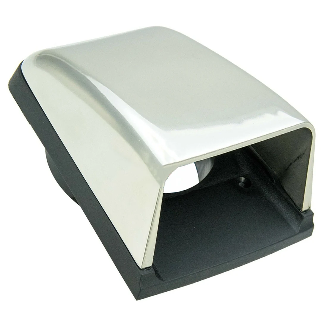 Plastic Marine Boat Hull Mount Clam Shell Cowl Air Vent With Base