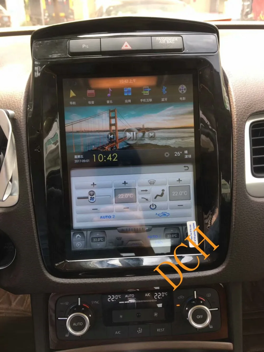 10 4 ''Tesla Style Android 9 0 автомобильный DVD GPS навигатор для Volkswagen touare g 2010 2017 PX6 CARPLAY