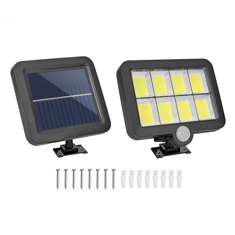 

LED Solar Outdoor Waterproof Wall Light Solar Panel Wall Lamp Decorative Light PIR Motion Sensor Courtyard Decor Lamp