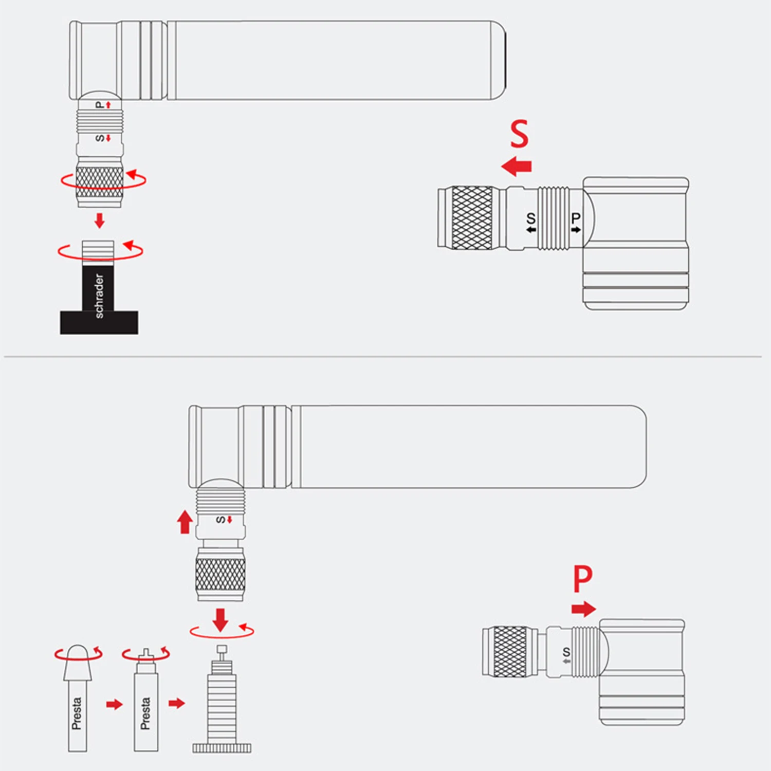 

WILD MAN MTB City Bicycle 100PSI Mini Aluminum Alloy Cycling Hand Air Tire Inflator Pump for Schrader Presta Valve