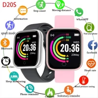wristwatch fitness y68 color screen smart sport bracelet activity running tracker heart rate for children men women watch hours