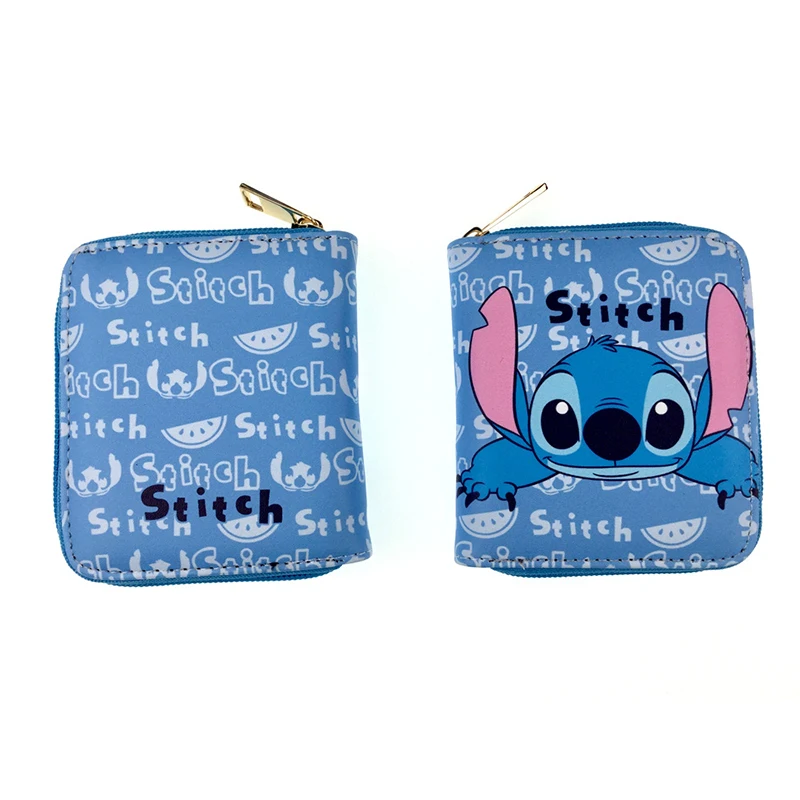 Кошелек со стичем длинный стильный кошелек с мультяшным аниме Лило и из