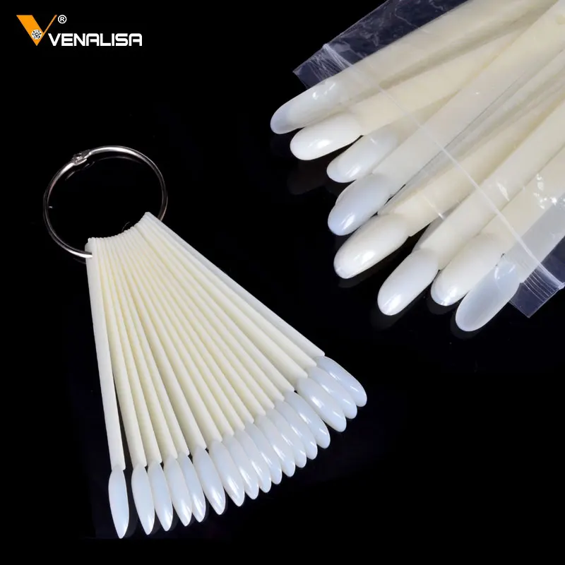 Цветной дисплей для ногтей накладные ногти Натуральный Гель-лак тренировочный