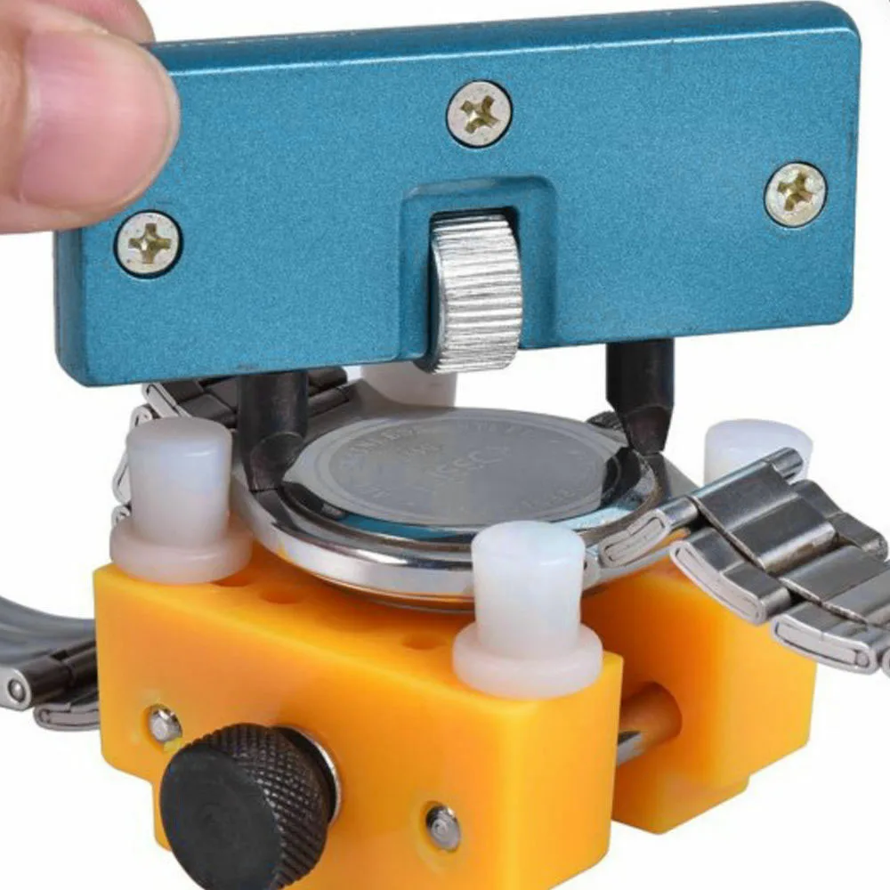 Настольный ключ для наручных часов с двумя зажимами инструмент открывания