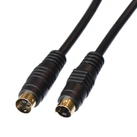 3m 5m s video cable male to male 4 pin computer connected tv cable for projector vcr dvd nickel plated new