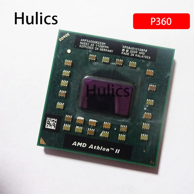

Hulics Used AMD Athlon II Dual-Core Mobile P360 2.3 GHz Dual-Core Dual-Thread 2009 09 CPU Processor AMP360SGR22GM Socket S1