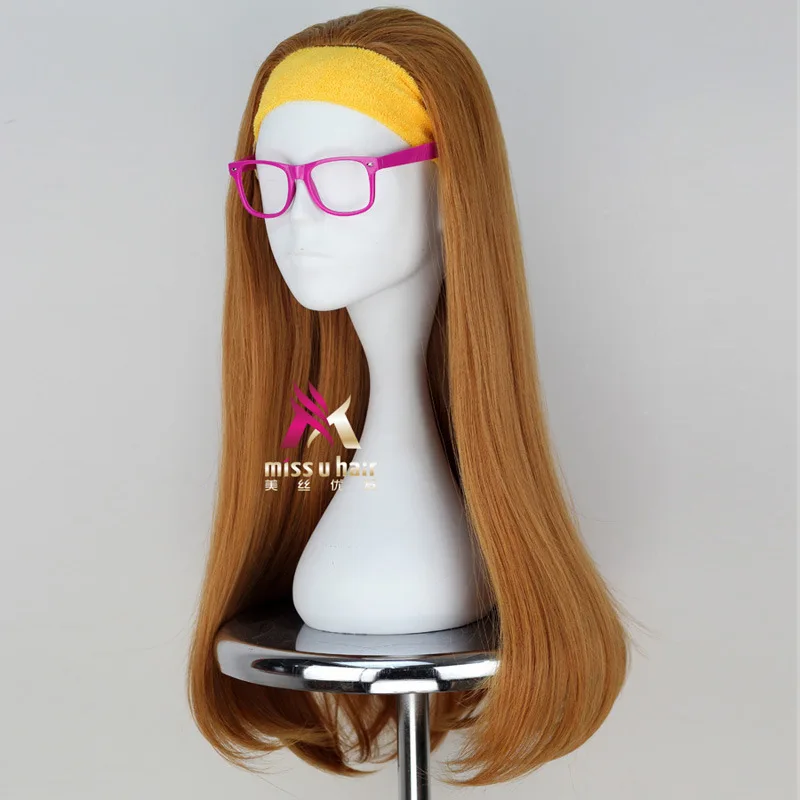 Парик для косплея из мультфильма медовый лимон Большой Герой 6 полный и толстый