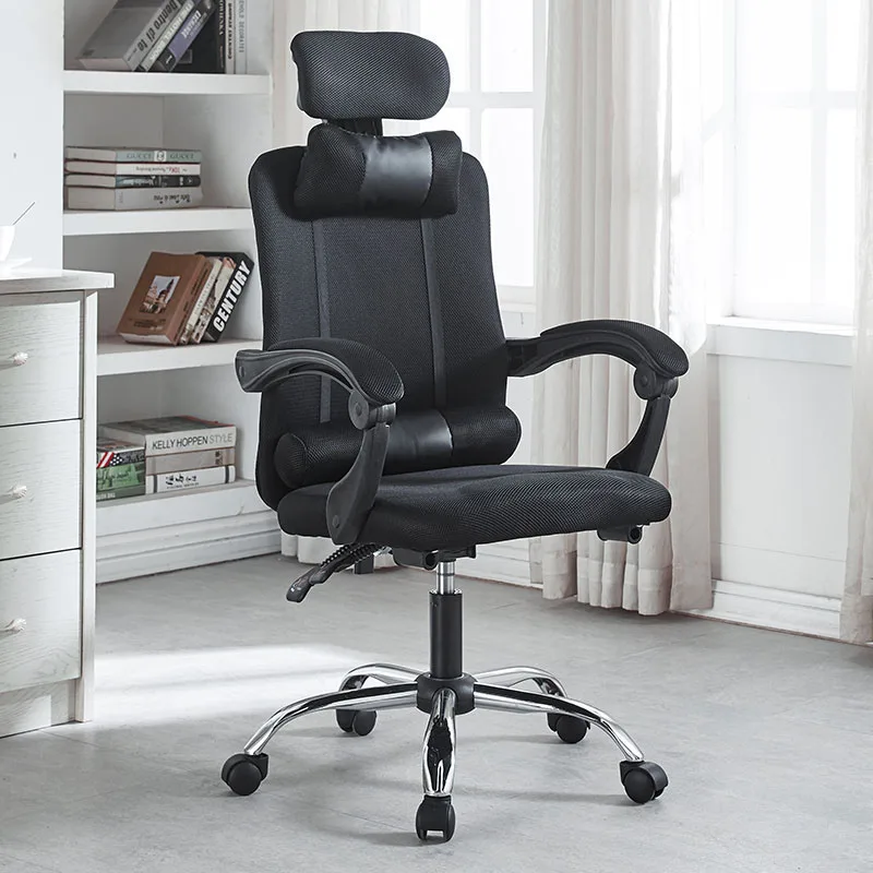 Компьютерное кресло для дома и офиса сидячее вращающееся на спинку игровое с