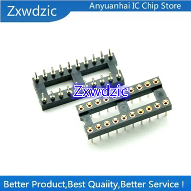 

IC socket, IC Test socket, Round Hole socket, 14P 14 Pin Chip seat, DIP14 Socket (34pcs/ pipe)