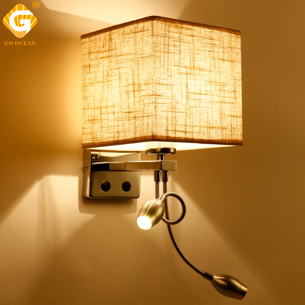 Настенный светильник s Lamp переключатель для Бра лестницы комнатный лампа E27