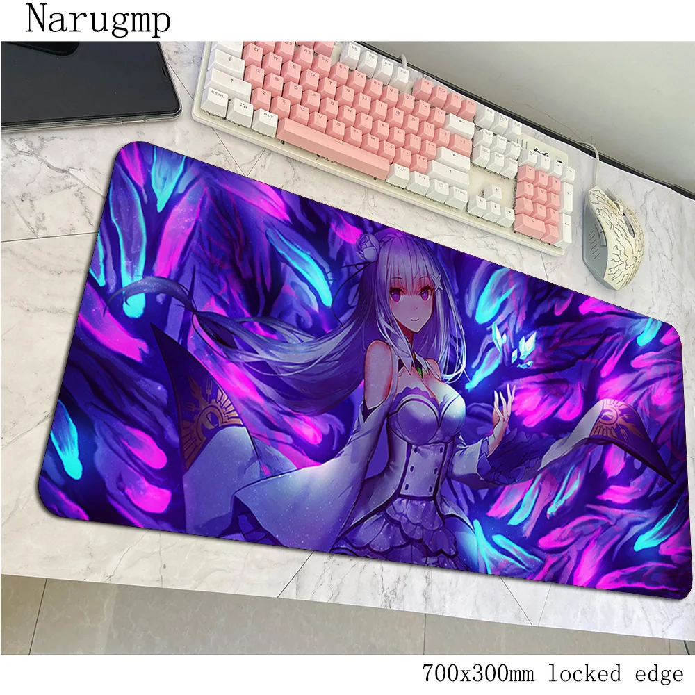 Аксессуар для запястья Emilia padmouse коврик мышки с аниме игровой Новое поступление