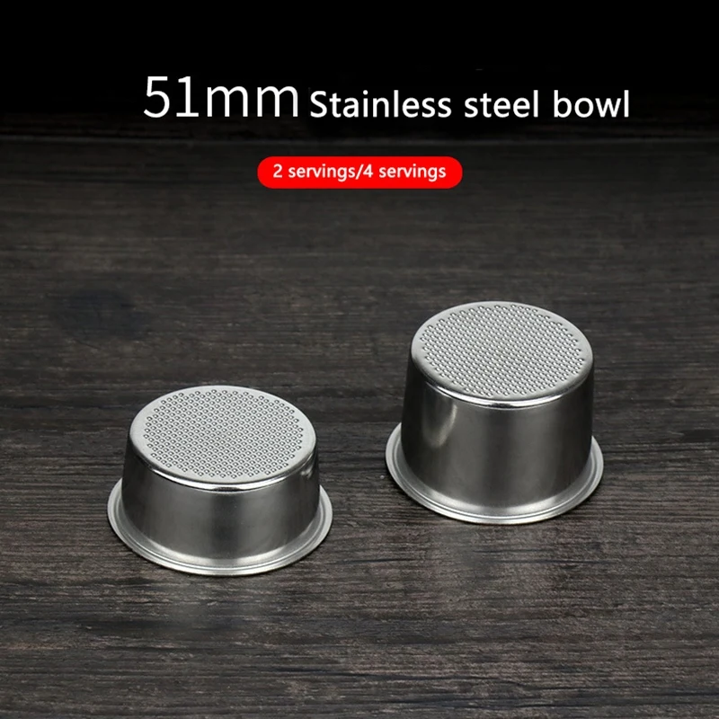 51 мм 2/4 чашки фильтр однократного применения корзина для Кофе бездонного Portafilter