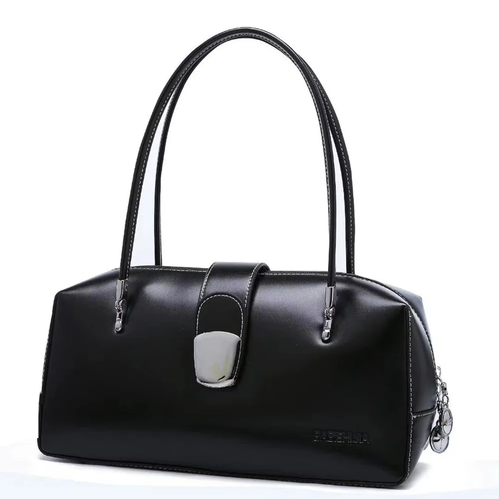 Leather Women Doctor Bag 2020 New Fashion Female Handbags Ladies' Shoulder Brand Simple Tote ~Big Capacity~20B45 |