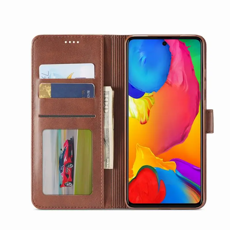 Cover Case For Samsung Galaxy Note 10 Lite S10 A91 A81 Luxury Magnetic Flip Wallet Leather Phone Cases Coque | Мобильные телефоны и