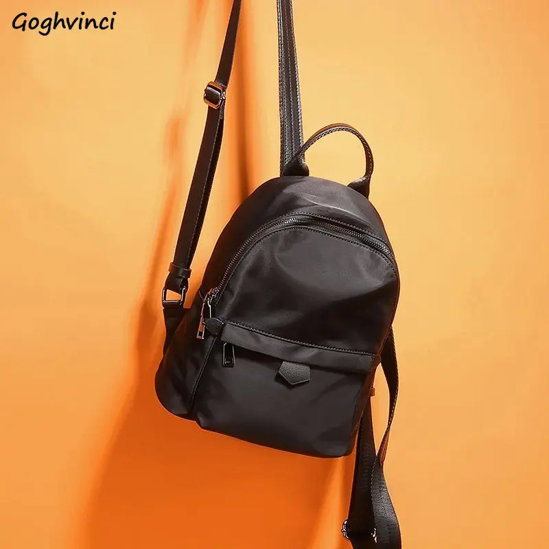 

Backpacks Women Mini Solid Oxford Waterproof Office Ladies Korean Ulzzang Simple Elegant All-match Fashion Ulzzang Chic Daily