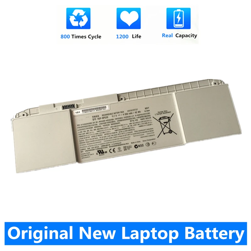 

CSMHY NEW VGP-BPS30 BPS30 Original Laptop Battery For SONY VAIO T11 T13 SVT-11 SVT-13 11.1V 4050MAH 45WH