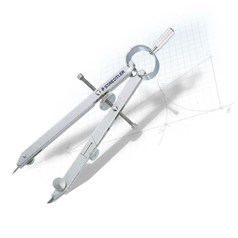 Германия, STAEDTLER 551 01 02, математический и точный компас, студенческий инженер, профессиональный инструмент для рисования, принадлежности для геометрического рисования