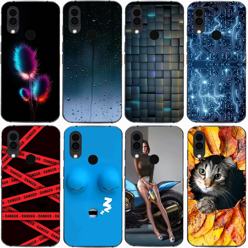 Модный чехол Мягкая силиконовая задняя накладка из ТПУ для CAT S62 PRO Футляр