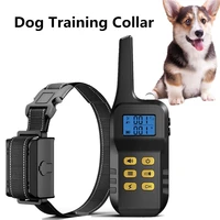 t720 dog training collar 1100 yards anti barking device waterproof 4 training modes rechargeable remote control pet collar