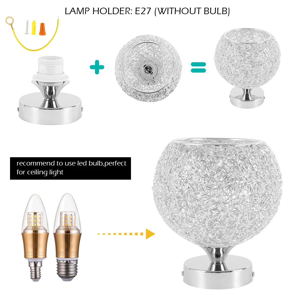 Modern Ceiling Light Balcony E27 Lamp In Aluminum Lampshade for Bedroom Living Room Hallway Not Include Bulbs | Лампы и освещение