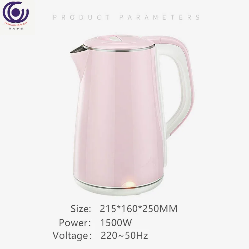 

1.8L 1500W 304 Stainless Electric Water Kettle Handheld Quick Heating Auto Power-off Protection Pot