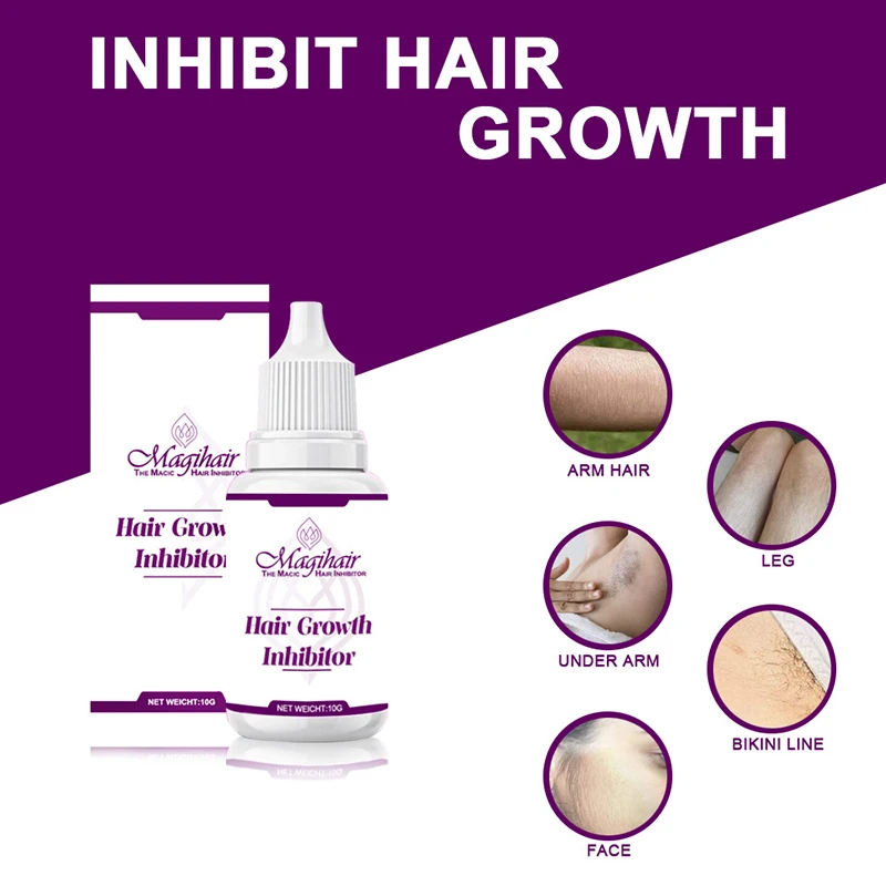 

Hair Growth Inhibitor Permanent Hair Removal Remover Hair Inhibiting and Reducing to Stop Hair Growth M88