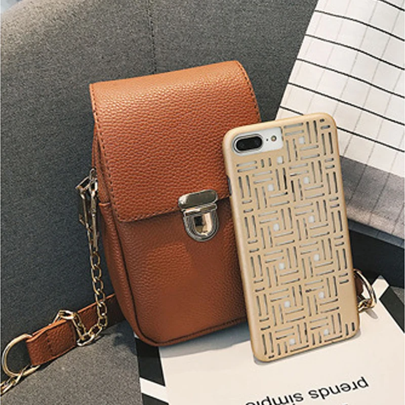 Женские сумки через плечо мини-кошелек с откидной крышкой для сотового телефона