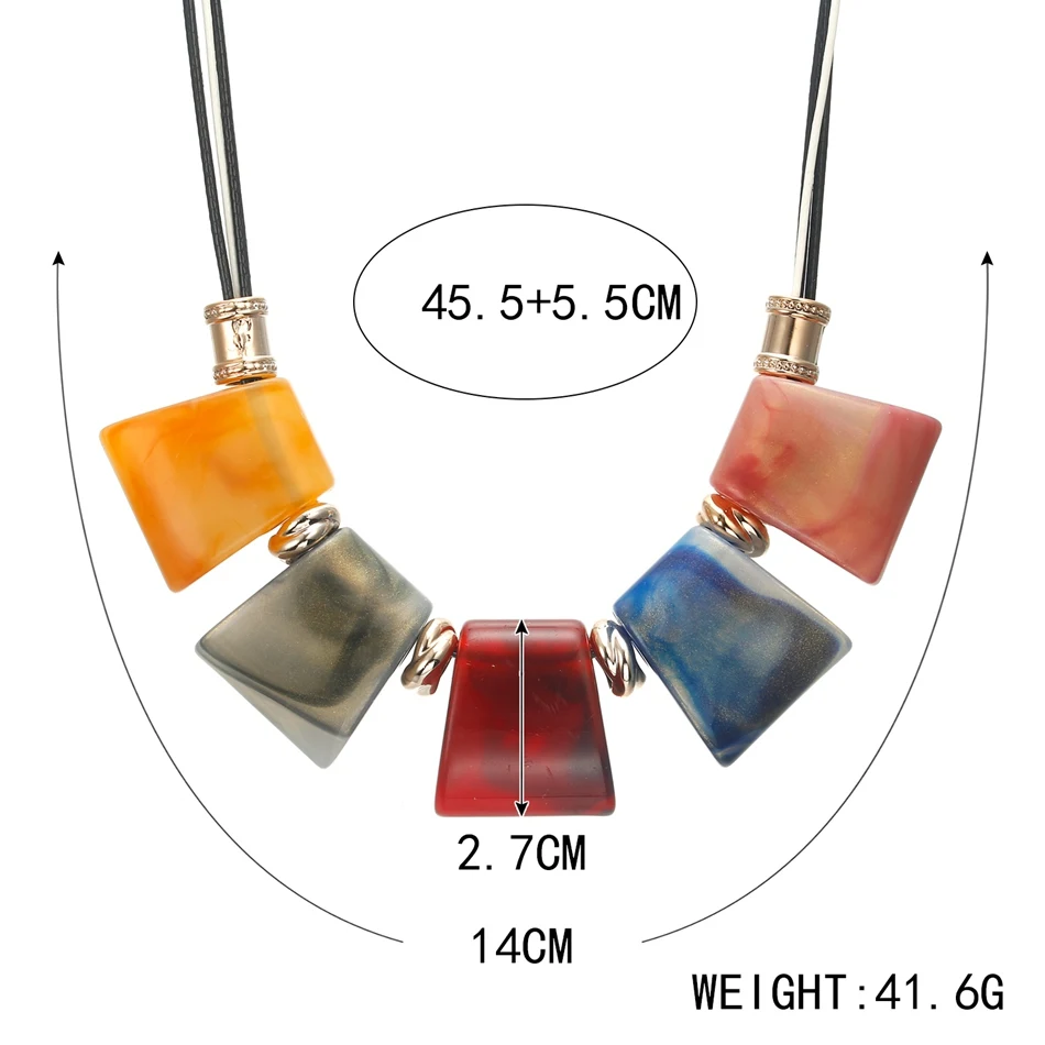 Женское ожерелье и подвески Match Right массивное Винтажное колье чокер с бусинами