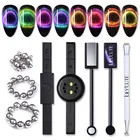 Магнитный Гель-лак для ногтей 2 в 1, магнитная палочка для украшения ногтей г., двусторонний