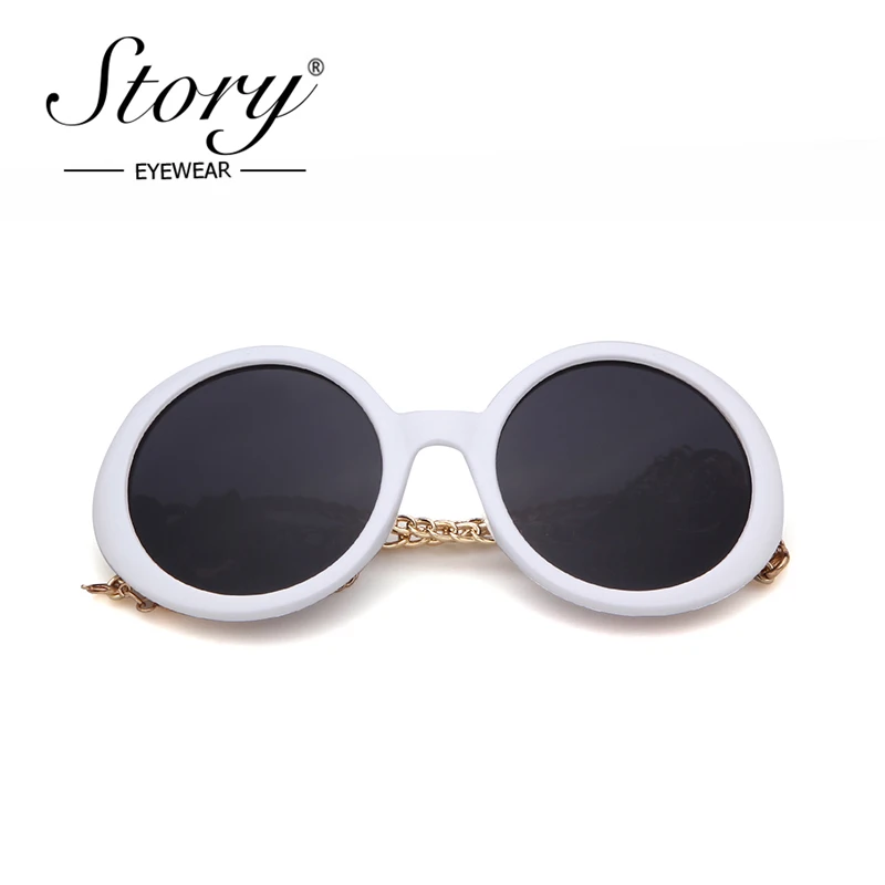 Женские винтажные солнцезащитные очки S69113 круглые брендовые дизайнерские