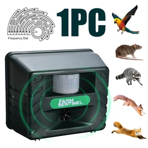 Уличный Отпугиватель сада Mayitr, ультразвуковой отпугиватель птиц, Отпугиватель грызунов, Ворон, кошек, крыс, голубей, отпугиватель вредителей