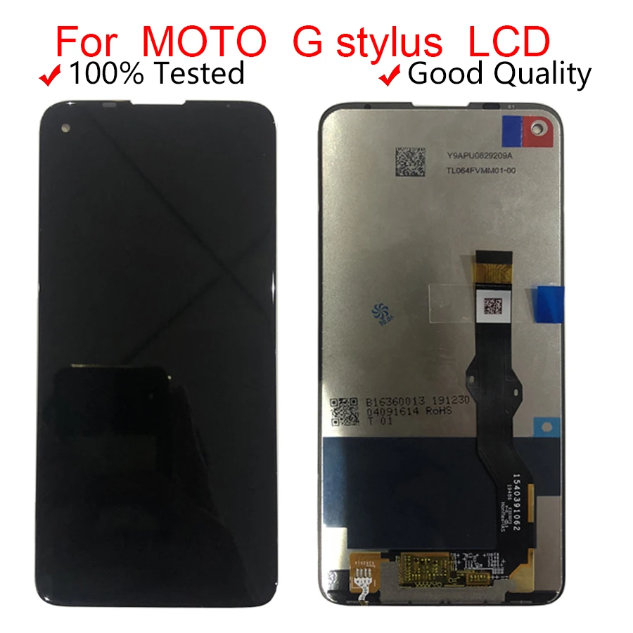 ЖК дисплей для Motorola Moto G Stylus сенсорная панель дигитайзер в сборе замена XT2043 4